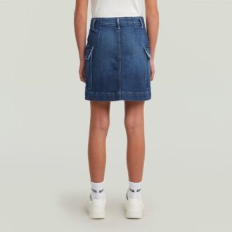 Girls Cargo Mini Skirt