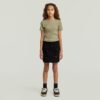 Girls Cargo Mini Skirt