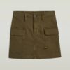 Girls Cargo Mini Skirt