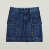 Girls Cargo Mini Skirt