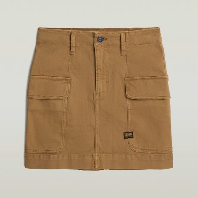 Girls Cargo Mini Skirt