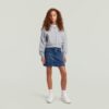 Girls Cargo Mini Skirt