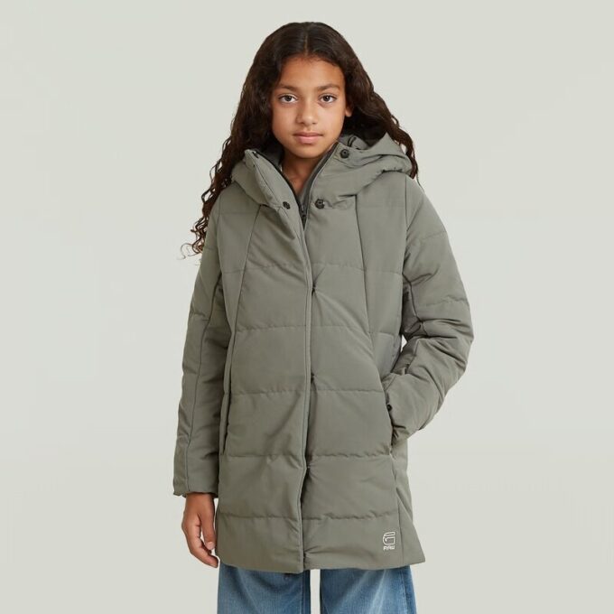 Girls Cayley Padded Long Jacket
