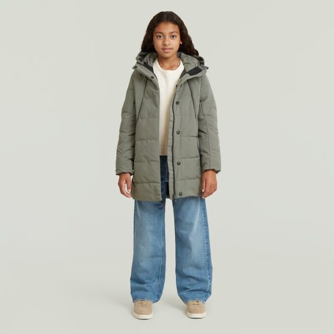 Girls Cayley Padded Long Jacket