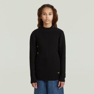 Girls Crew Button Knit Cardigan