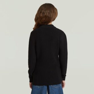 Girls Crew Button Knit Cardigan