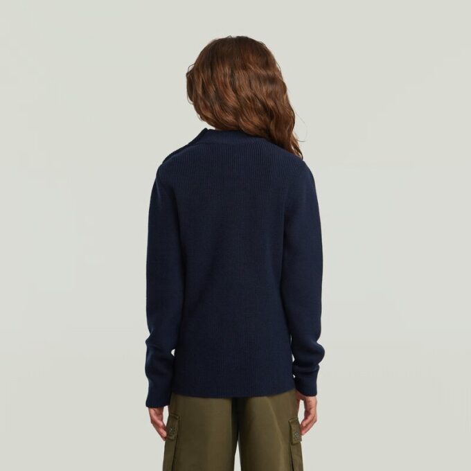 Girls Crew Button Knit Cardigan