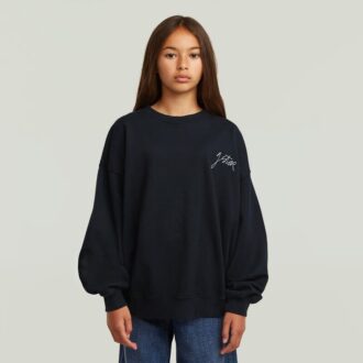 Girls Crew Oversized Sweater