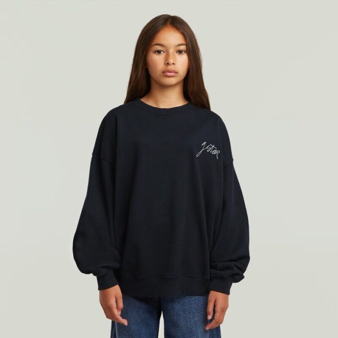 Girls Crew Oversized Sweater
