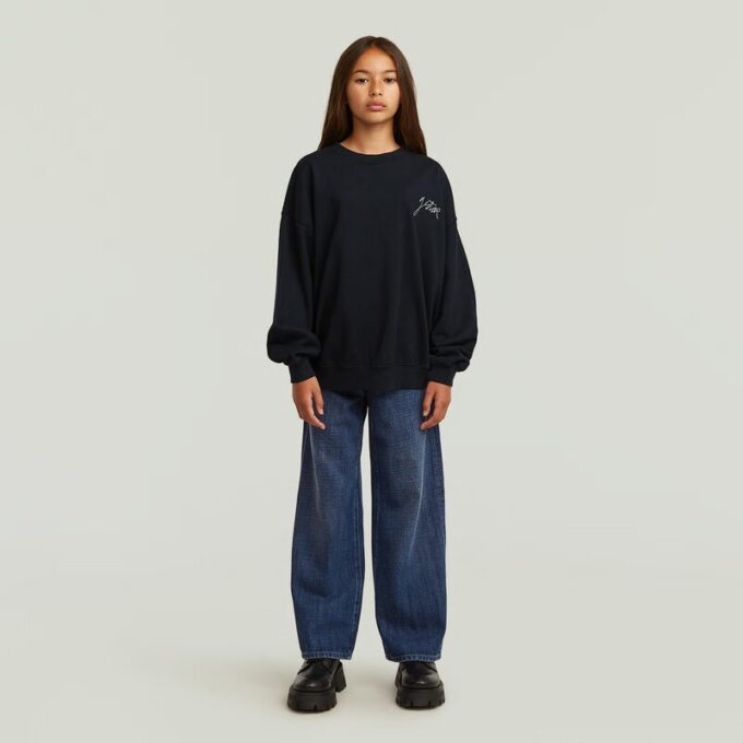 Girls Crew Oversized Sweater