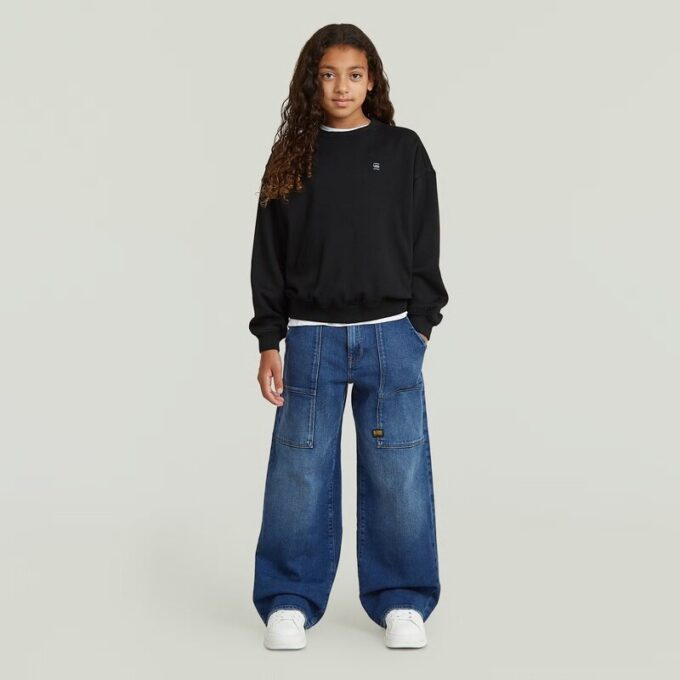 Girls Crew Oversized Sweater
