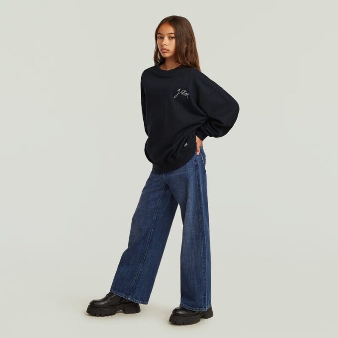 Girls Crew Oversized Sweater