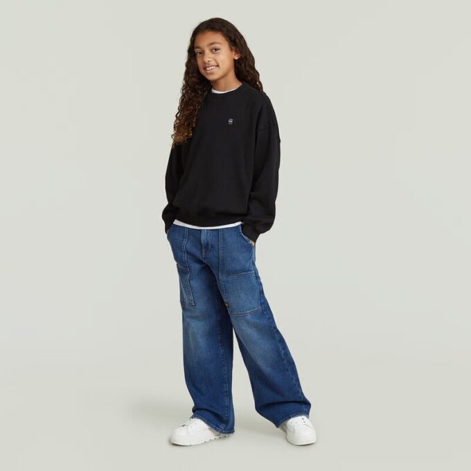 Girls Crew Oversized Sweater