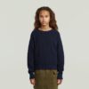 Girls Cropped Crew Knit