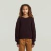 Girls Cropped Crew Knit