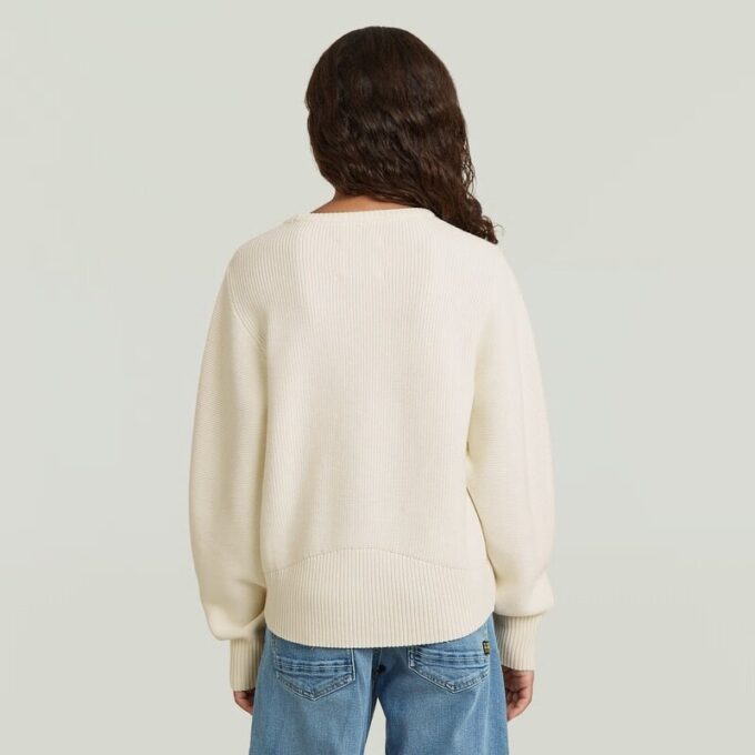 Girls Cropped Crew Knit