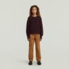 Girls Cropped Crew Knit