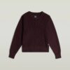 Girls Cropped Crew Knit