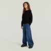 Girls Cropped Crew Knit