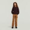 Girls Cropped Crew Knit
