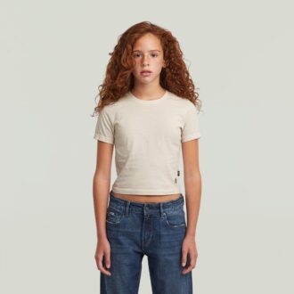 Girls Cropped Mini Slim T-Shirt