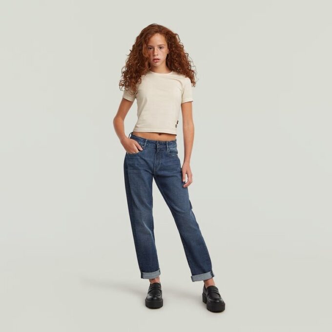 Girls Cropped Mini Slim T-Shirt