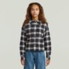 Girls Cropped Pocket Shirt
