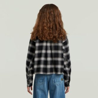 Girls Cropped Pocket Shirt