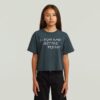 Girls Cropped Relaxed T-Shirt