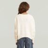 Girls Fisherman Crop Knit Cardigan