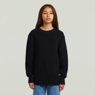 Girls Fisherman Knit Cardigan