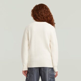 Girls Fisherman Knit Cardigan