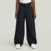 Girls High Waist Cargo Pants