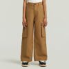 Girls High Waist Cargo Pants