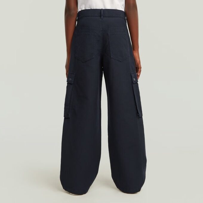 Girls High Waist Cargo Pants