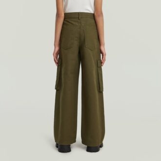 Girls High Waist Cargo Pants