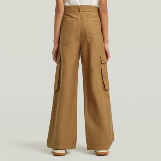 Girls High Waist Cargo Pants