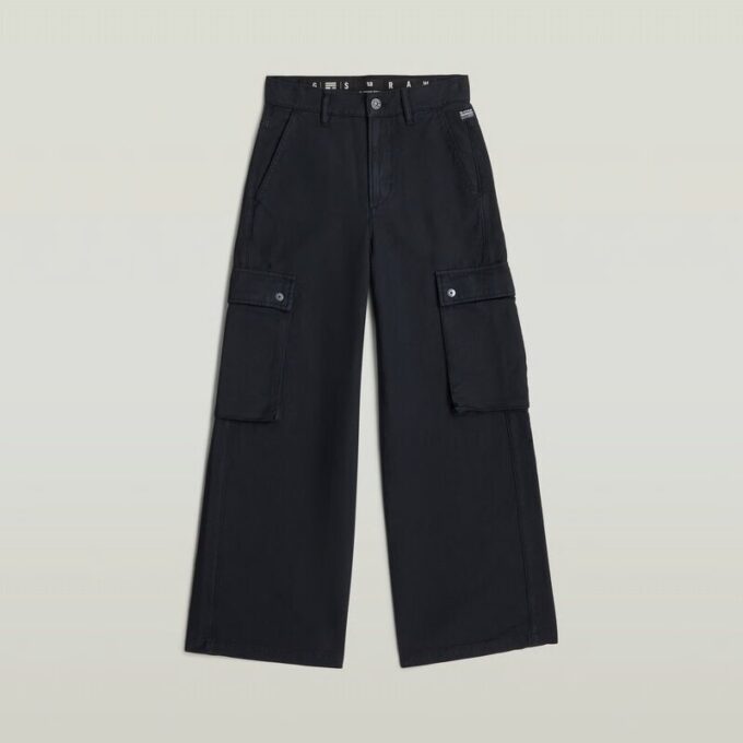 Girls High Waist Cargo Pants