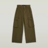 Girls High Waist Cargo Pants