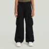 Girls High Waist Cargo Sweat Pants