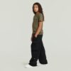Girls High Waist Cargo Sweat Pants