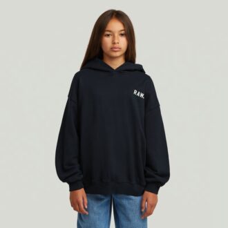 Girls Hooded Oversized Sweater