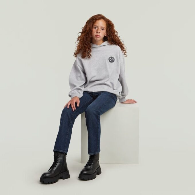 Girls Hooded Oversized Sweater