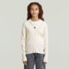 Girls Hybrid Baseball Full Zip Knit