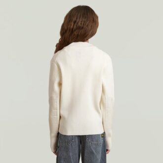 Girls Hybrid Baseball Full Zip Knit