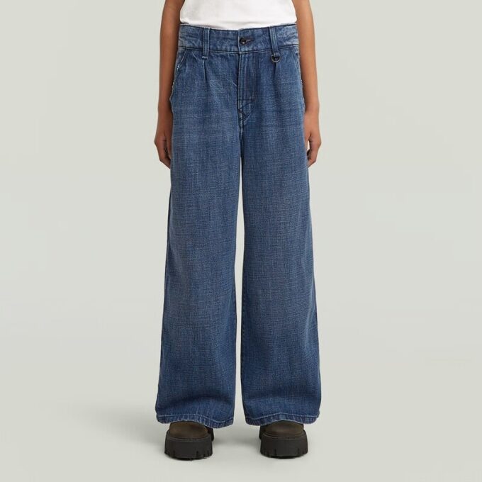 Girls Icon Skater Chino High Loose Jeans