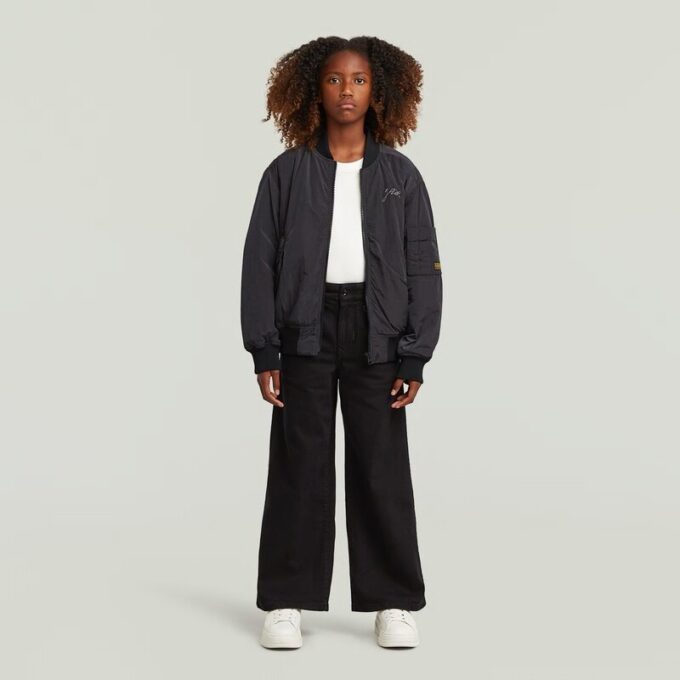 Girls Icon Skater Chino High Loose Jeans