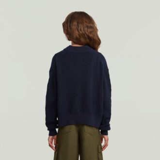 Girls Modern Cableknit Cardigan