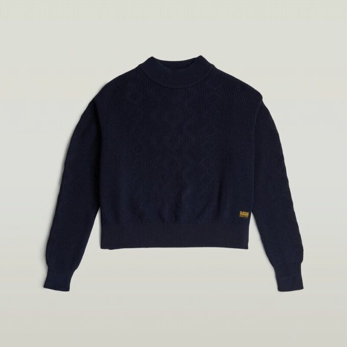 Girls Modern Cableknit Cardigan