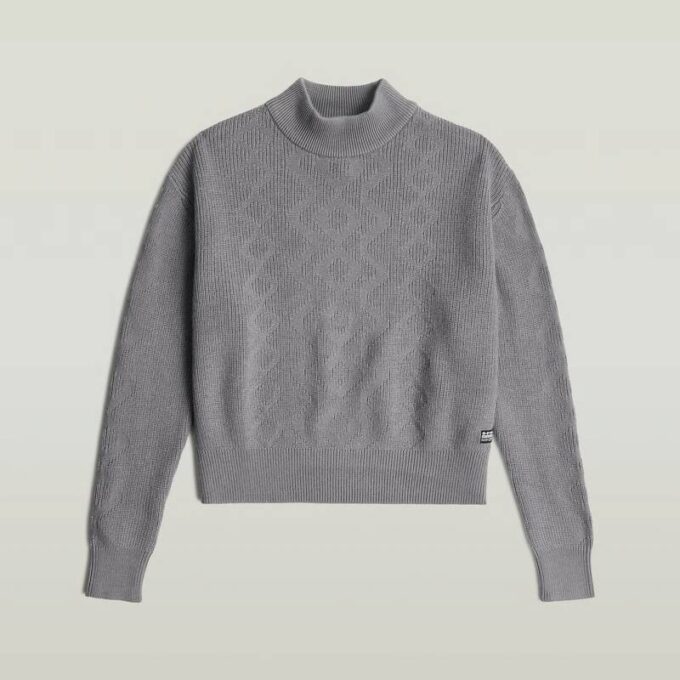 Girls Modern Cableknit Cardigan